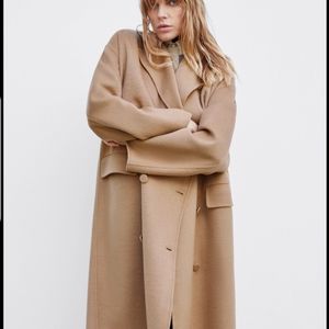 NEW ZARA LONG BUTTONED COAT

SIZE S